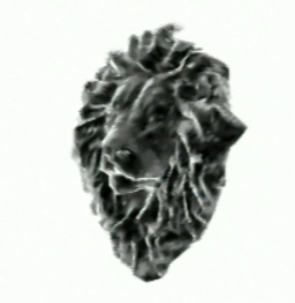 Fresnel shading. The sculpt was approximated as a stretched sphere in lighting calculations.