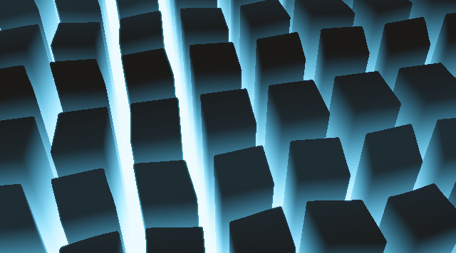 A small glow effect.